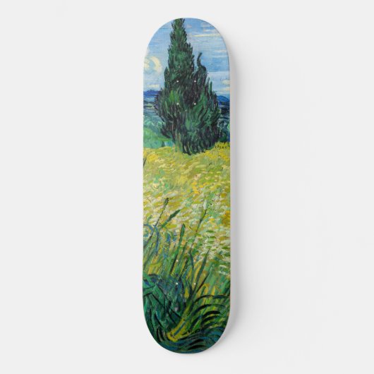 Vincent van Gogh - Green Wheat Field met Cypress Persoonlijk Skateboard (Voorkant)