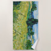 Vincent van Gogh - Green Wheat Field met Cypress Strandlaken (Voorkant)