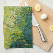Vincent van Gogh - Green Wheat Field met Cypress Theedoek (Quarter Fold)