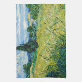 Vincent van Gogh - Green Wheat Field met Cypress Theedoek (Verticaal)