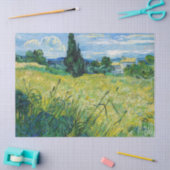 Vincent van Gogh - Green Wheat Field met Cypress Tissuepapier (Craft)