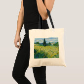 Vincent van Gogh - Green Wheat Field met Cypress Tote Bag (Voorkant (product))