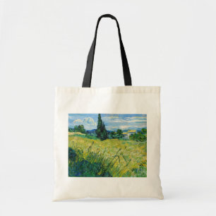 Vincent van Gogh - Green Wheat Field met Cypress Tote Bag