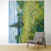 Vincent van Gogh - Green Wheat Field met Cypress Wandkleed (In situ)