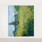 Vincent van Gogh - Green Wheat Field met Cypress Wandkleed (Voorkant)