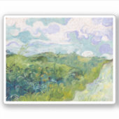 Vincent van Gogh Green Wheat Fields, Auvers Sticker (Voorkant)