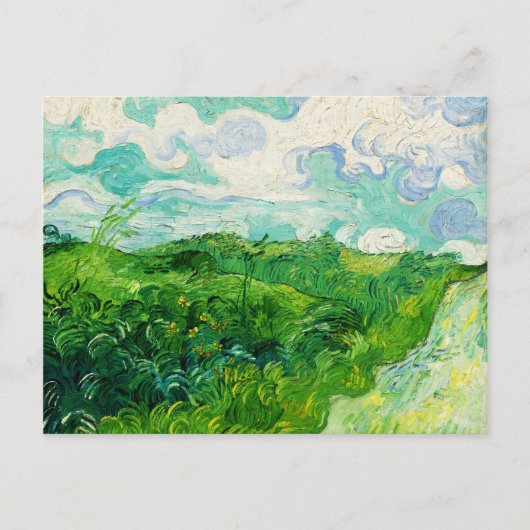 Vincent Van Gogh Green Wheat Fields Briefkaart (Voorkant)