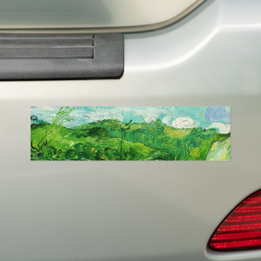  Vincent Van Gogh Green Wheat Fields Bumpersticker (Op auto)