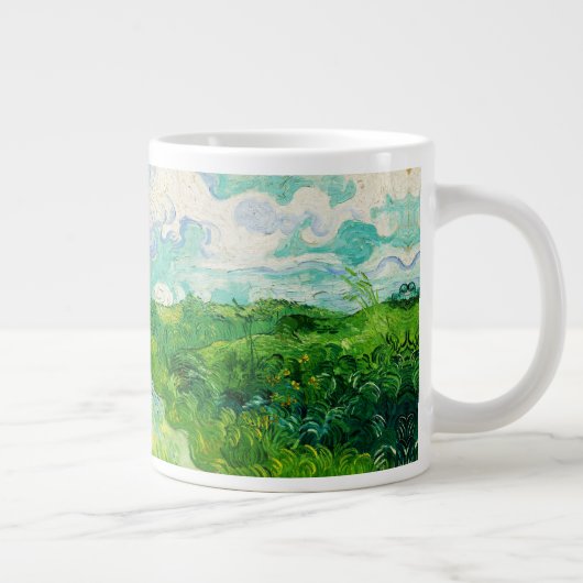 Vincent Van Gogh Green Wheat Fields Grote Koffiekop (Rechts)