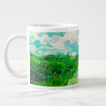 Vincent Van Gogh Green Wheat Fields Grote Koffiekop<br><div class="desc">, , prachtige schilderende Green Wheat Fields, Auvers (1890) van Vincent Van Gogh. Dit is een oud meesterwerk van de nederlandse meesterschilder Vincent Van Gogh. Dit schilderij maakt deel uit van zijn tarweveldserie. De omgeving van dit natuurlandschapsschilderij waren de exclusieve velden van Auvers. Dit mooie oude olieslak van deze prachtige,...</div>