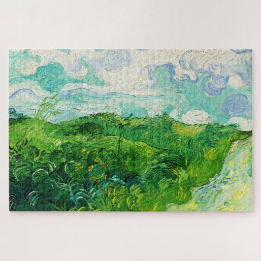  Vincent Van Gogh Green Wheat Fields Legpuzzel (Horizontaal)