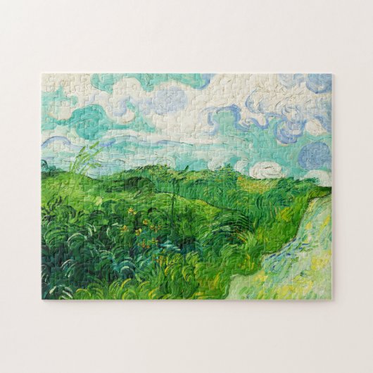  Vincent Van Gogh Green Wheat Fields Legpuzzel (Horizontaal)