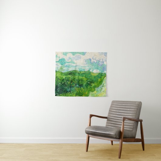  Vincent Van Gogh Green Wheat Fields Wandkleed (In Situ (horizontaal))