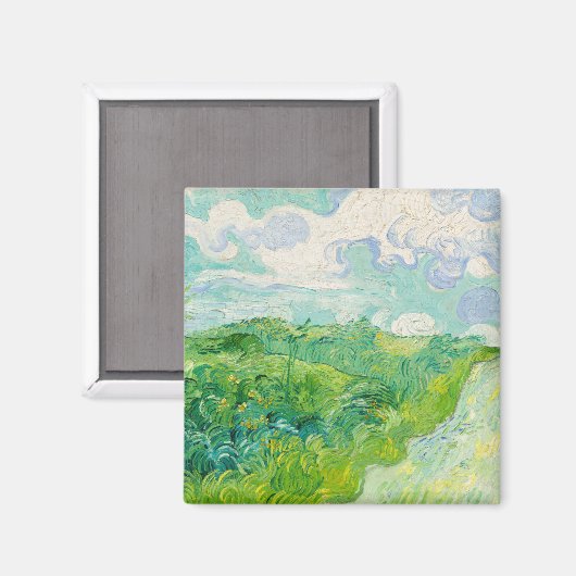Vincent van Gogh - Groen korenveld, Auvers Magneet (Voorkant / Achterkant)