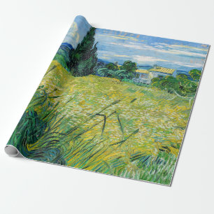 Vincent van Gogh - Groen korenveld met cipres Cadeaupapier