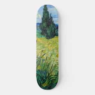 Vincent van Gogh - Groen korenveld met cipres Persoonlijk Skateboard