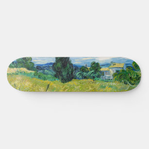 Vincent van Gogh - Groen korenveld met cipres Persoonlijk Skateboard