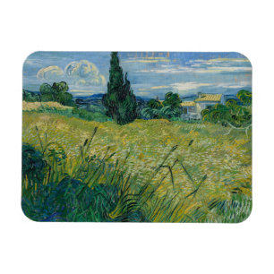 Vincent van Gogh, Groen tarweveld met cipres Magneet