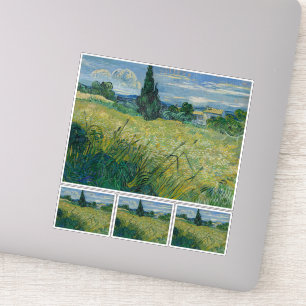 Vincent van Gogh, Groen tarweveld met cipres Sticker