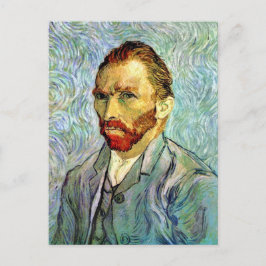 Vincent Van Gogh - Groen Zelfportret Kunstschilder Briefkaart