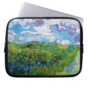 Vincent Van Gogh - Groene tarwevelden in Auvers Laptop Sleeve