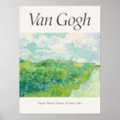 Vincent van Gogh Groene Tarwevelden Kunstdruk Poster (Voorkant)
