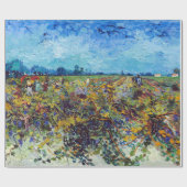 Vincent van Gogh - Groene Wijngaard Cadeaupapier (Vlak)