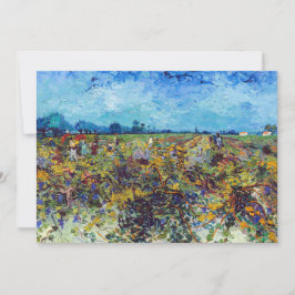 Vincent van Gogh - Groene Wijngaard Kaart