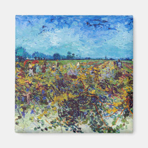 Vincent van Gogh - Groene Wijngaard Magneet