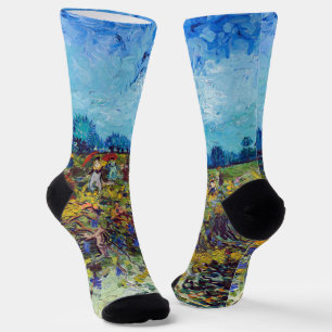 Vincent van Gogh - Groene Wijngaard Sokken