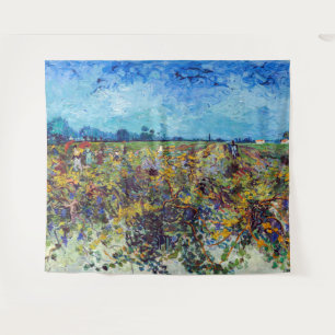 Vincent van Gogh - Groene Wijngaard Wandkleed