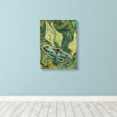 Vincent van Gogh - Groot Nachtpauwogen Canvas Afdruk (Insitu (Houten vloer))