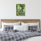 Vincent van Gogh - Groot Nachtpauwogen Canvas Afdruk (Insitu (Slaapkamer))