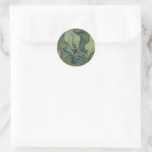 Vincent van Gogh - Groot Pauwoogje Ronde Sticker (Tas)