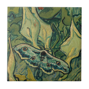 Vincent van Gogh - Groot Pauwoogje Tegeltje