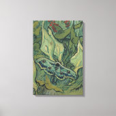 Vincent van Gogh - Grote nachtpauwoog Canvas Afdruk (Voorkant)