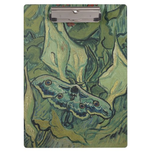 Vincent van Gogh - Grote nachtpauwoog Klembord (Voorkant)