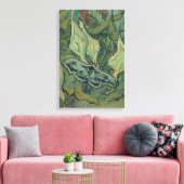 Vincent van Gogh - Grote Pauw Moth Canvas Afdruk (Insitu (Woonkamer))