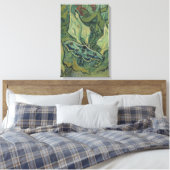 Vincent van Gogh - Grote Pauw Moth Canvas Afdruk (Insitu (Slaapkamer))
