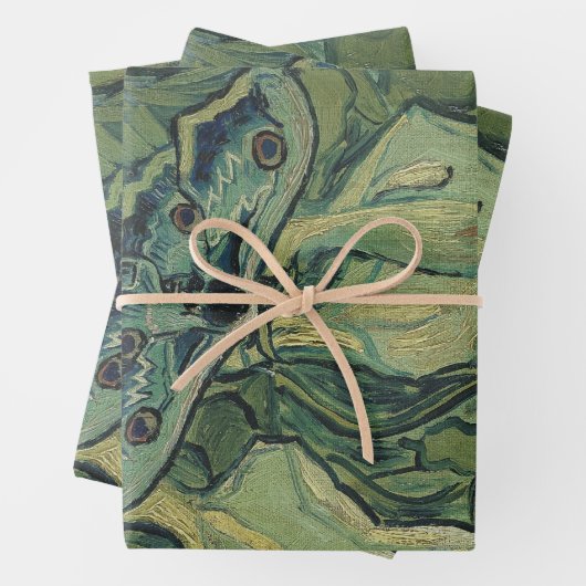 Vincent van Gogh - Grote Pauw Moth Inpakpapier Vel (In situ)