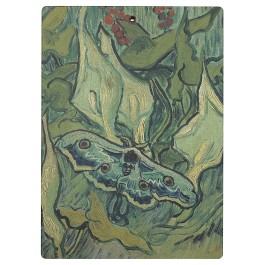 Vincent van Gogh - Grote Pauw Moth Klembord (Achterkant)