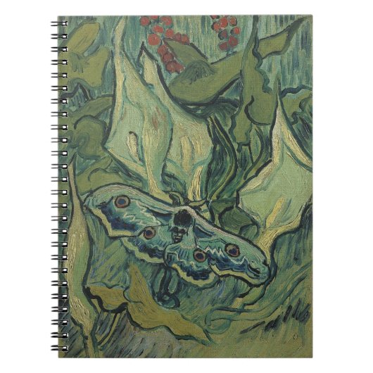 Vincent van Gogh - Grote Pauw Moth Notitieboek (Voorkant)