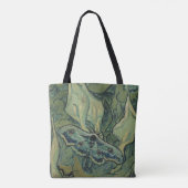 Vincent van Gogh - Grote Pauw Moth Tote Bag (Achterkant)