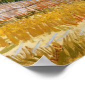 Vincent van Gogh - Harvest at La Crau Poster (Hoek)