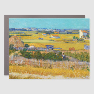 Vincent van Gogh - Harvest in La Crau Automagneet