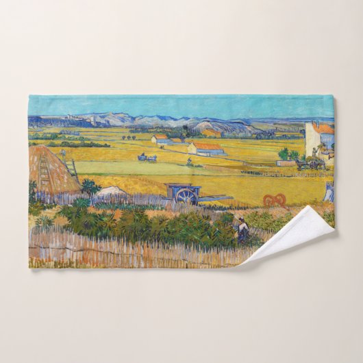 Vincent van Gogh - Harvest in La Crau Bad Handdoek (Handdoek)