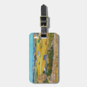 Vincent van Gogh - Harvest in La Crau Bagagelabel (Voorkant verticaal)