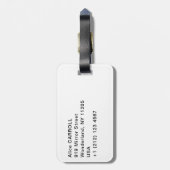 Vincent van Gogh - Harvest in La Crau Bagagelabel (Achterkant verticaal)