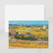 Vincent van Gogh - Harvest in La Crau Bedankkaart (Voorkant / Achterkant)