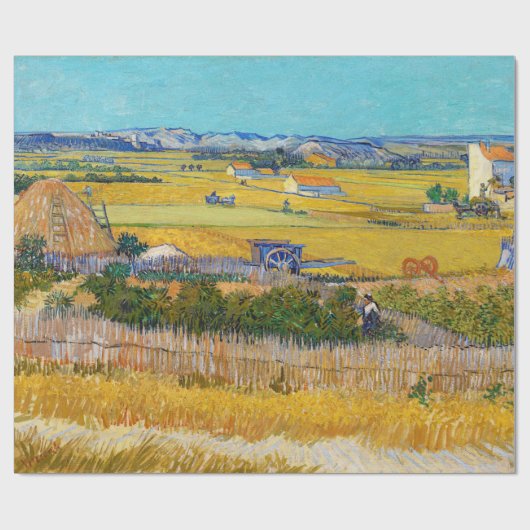 Vincent van Gogh - Harvest in La Crau Cadeaupapier (Vlak)